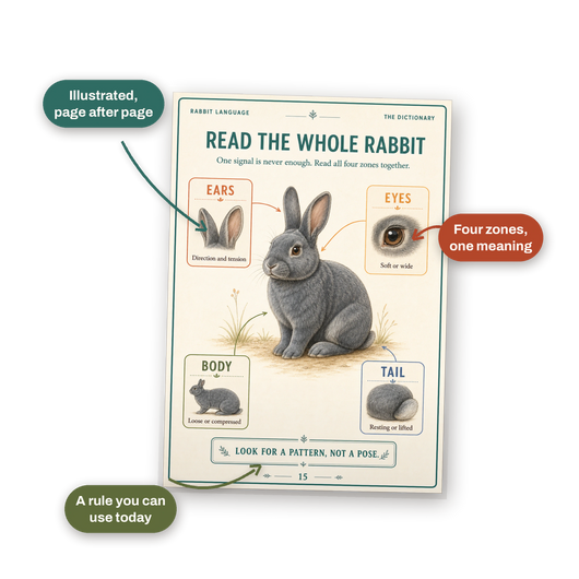 Rabbit Language, Rabbit Body Language and Trust Guide